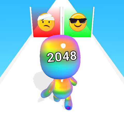 Man Runner 2048 Run and Merge