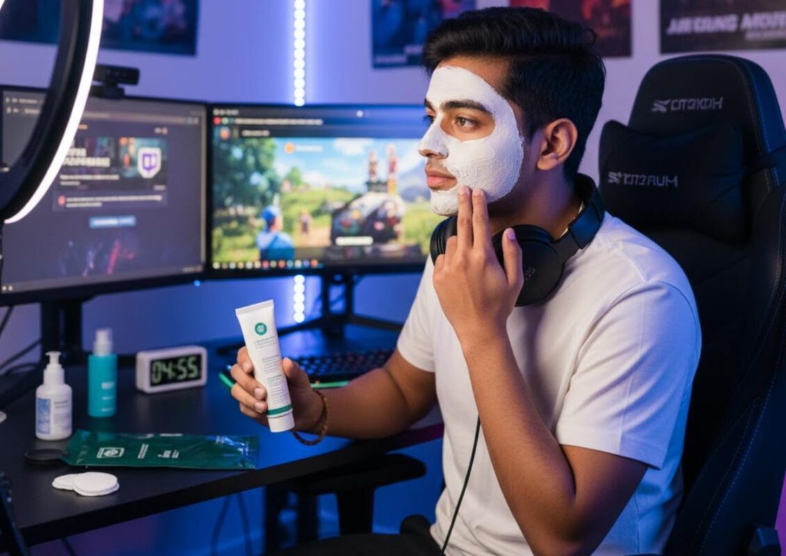 5-Minute Face Care Before Going Live on Twitch or YouTube Gaming
