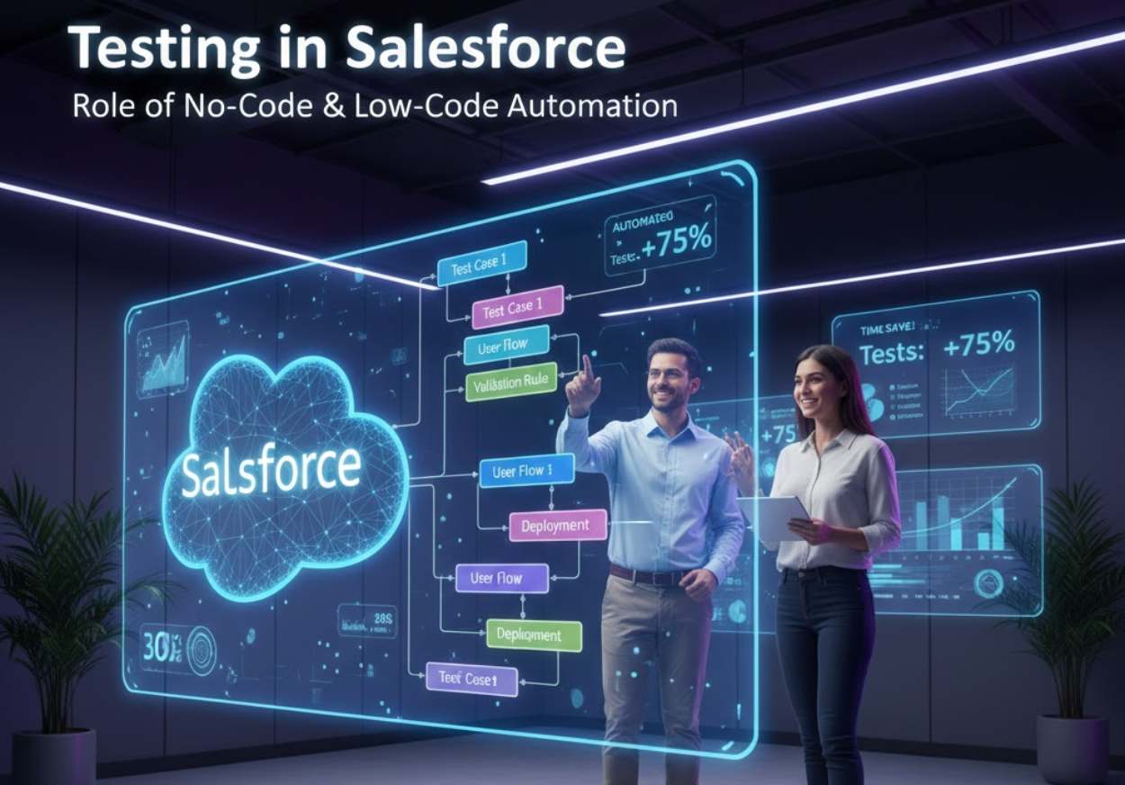 Testing in Salesforce: Role of No-Code & Low-Code Automation