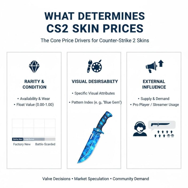 What Determines CS2 Skin Prices