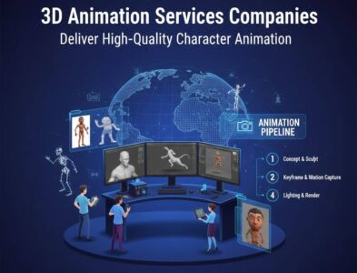 How 3D Animation Services Companies Deliver High-Quality Character Animation