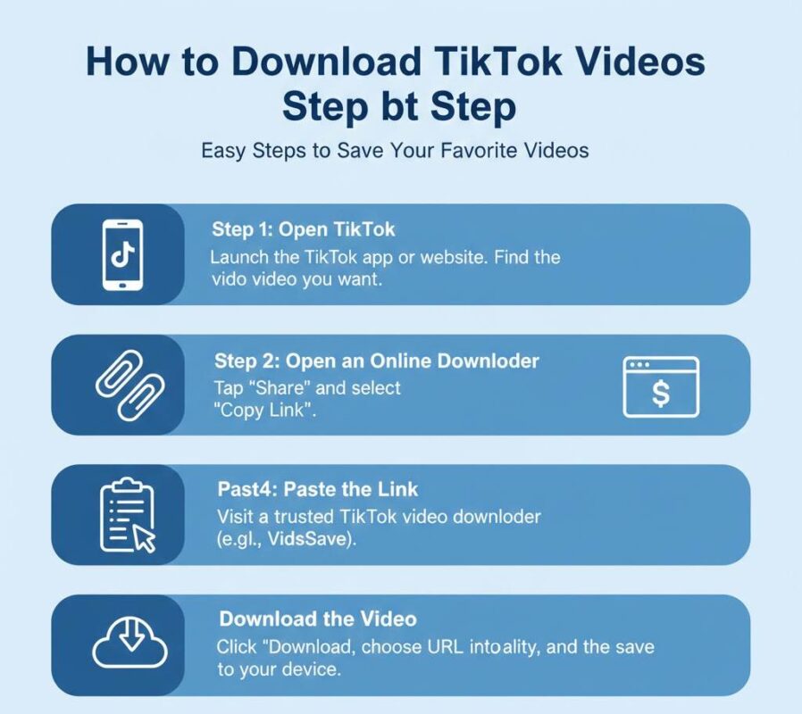 How to Download TikTok Videos Step by Step