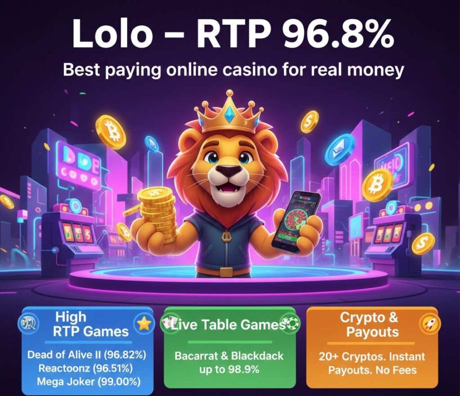 Lolo – RTP 96.8% – Best paying online casino for real money