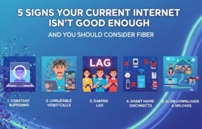 5 Signs Your Current Internet Isn’t Good Enough, and You Should Consider Fiber