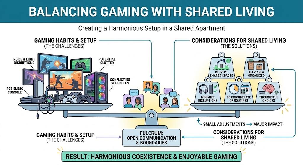 Balancing Gaming With Shared Living