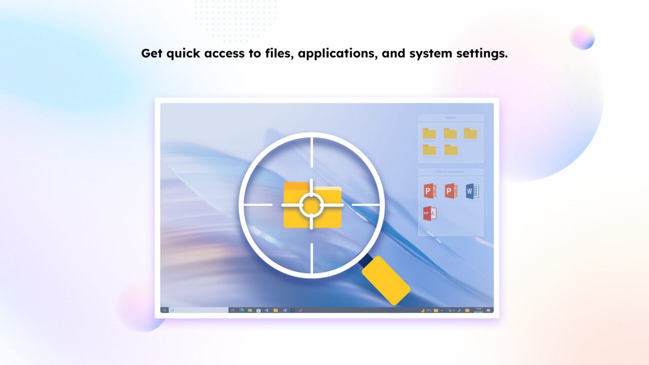 Built-in Desktop Search for Faster File Access