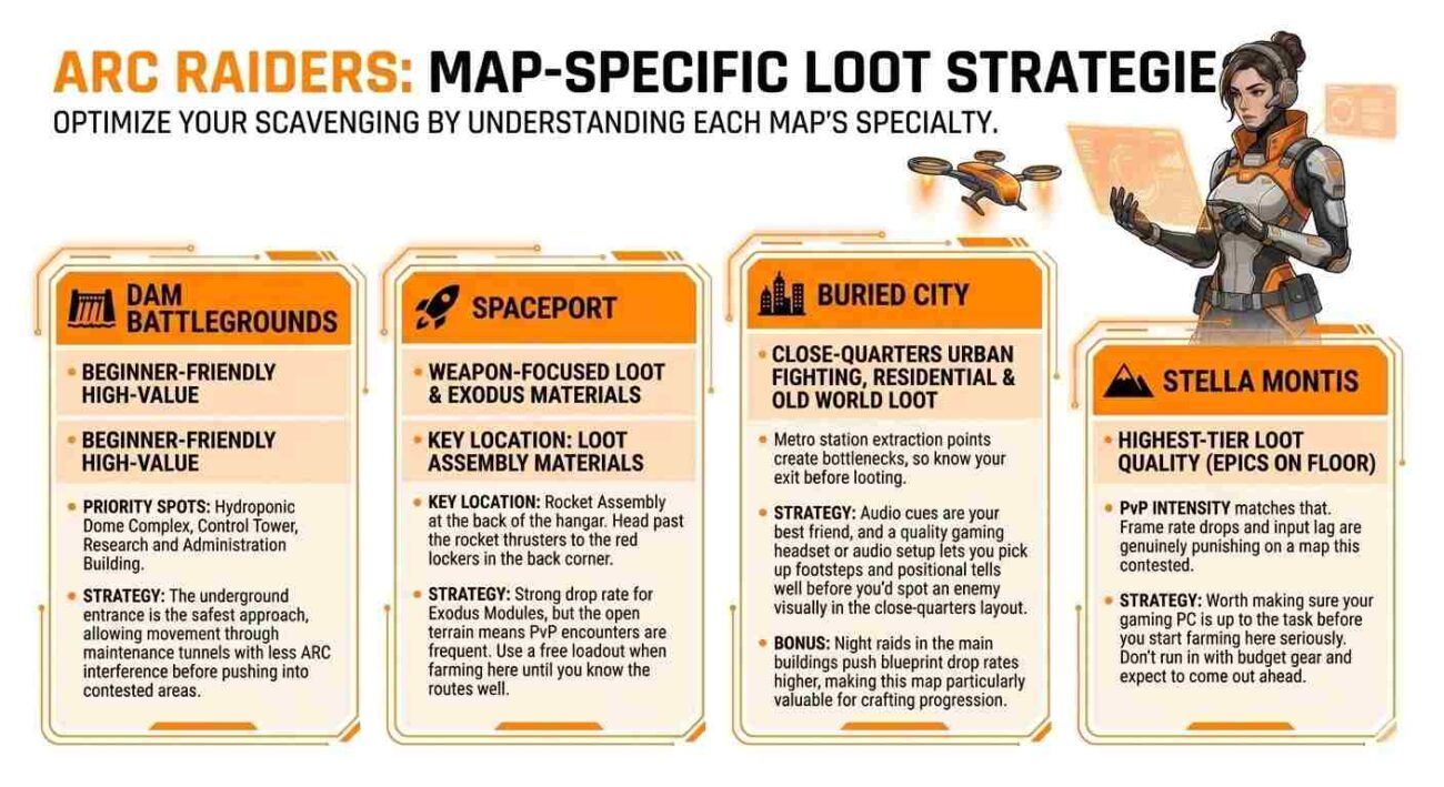 Map-Specific Loot Strategies