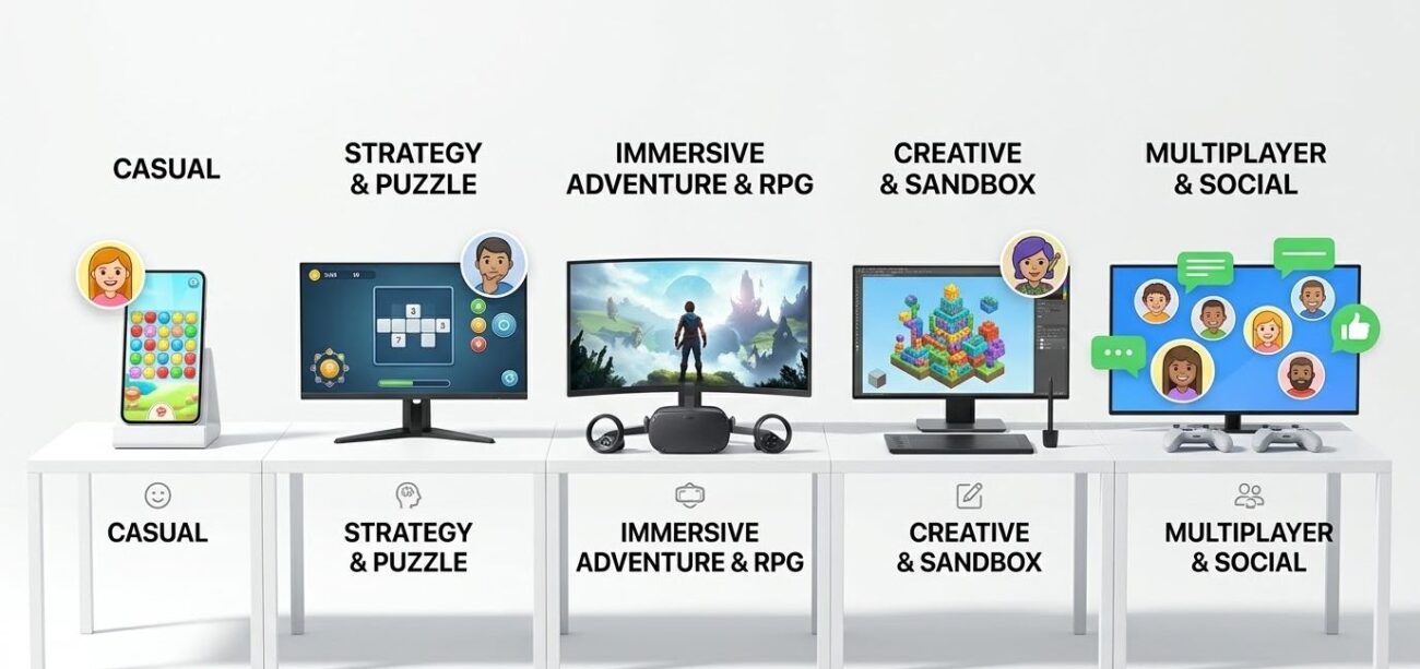 Types of Games That Support Stress Relief