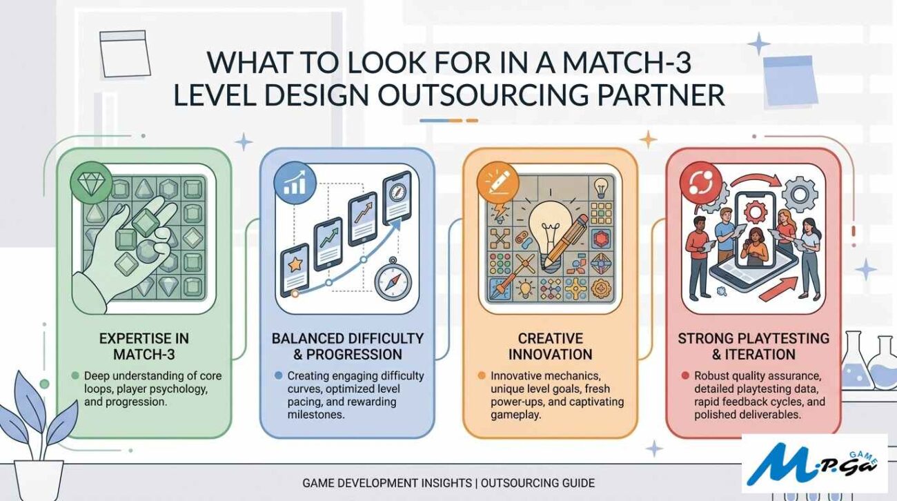 What to Look for in a Match-3 Level Design Outsourcing - Partner