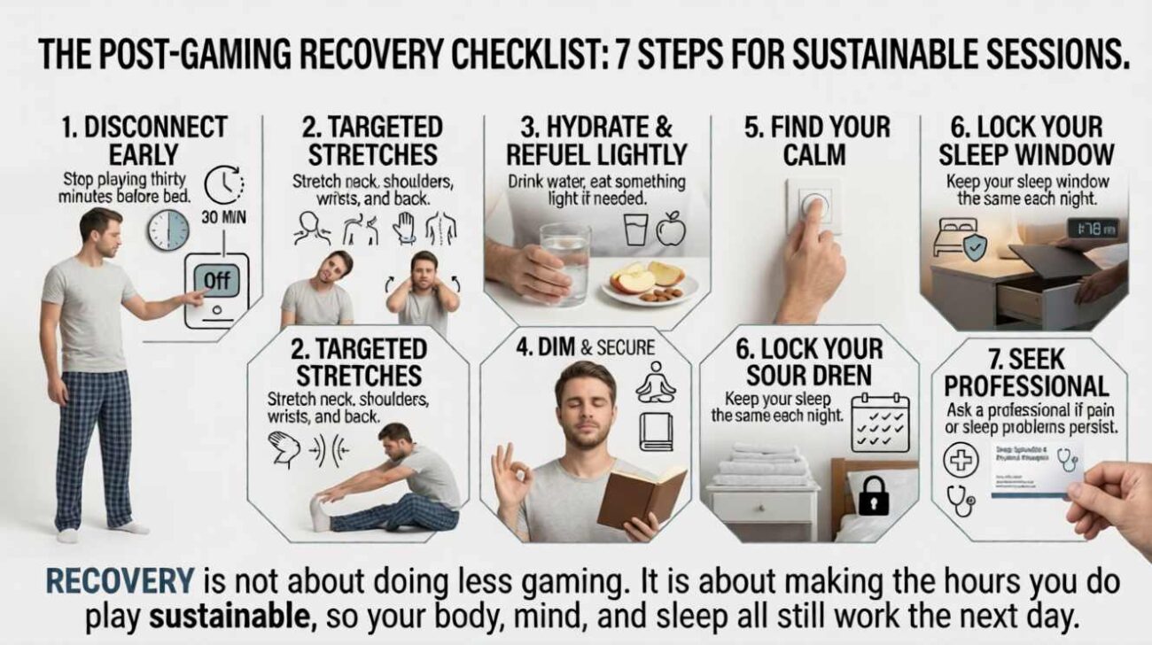 A Simple Recovery Checklist for Adult Gamers