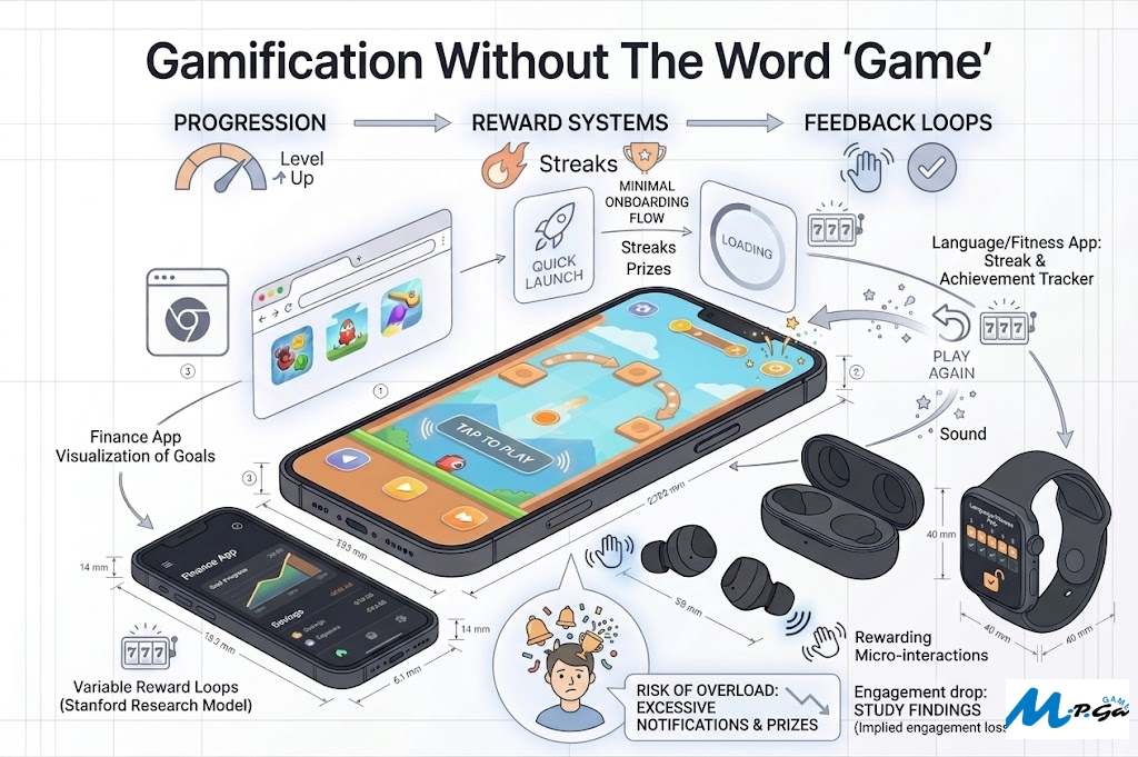 Gamification without saying game