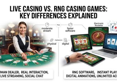 Live Casino vs. RNG Casino Games: Key Differences Explained