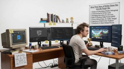 What Three Years of Hobby Game Dev Actually Taught Me