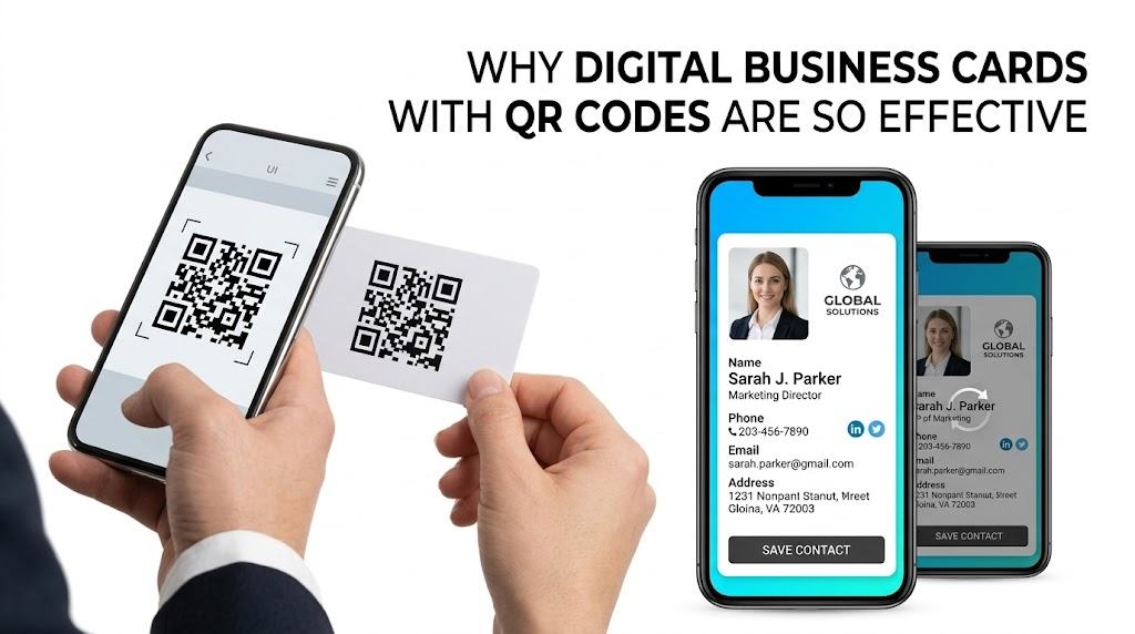 Why Digital Business Cards with QR Codes Are So Effective