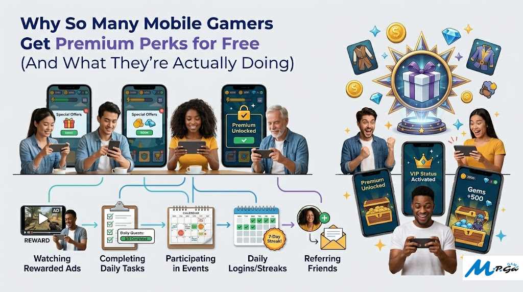 Why So Many Mobile Gamers Get Premium Perks for Free (And What They're Actually Doing)