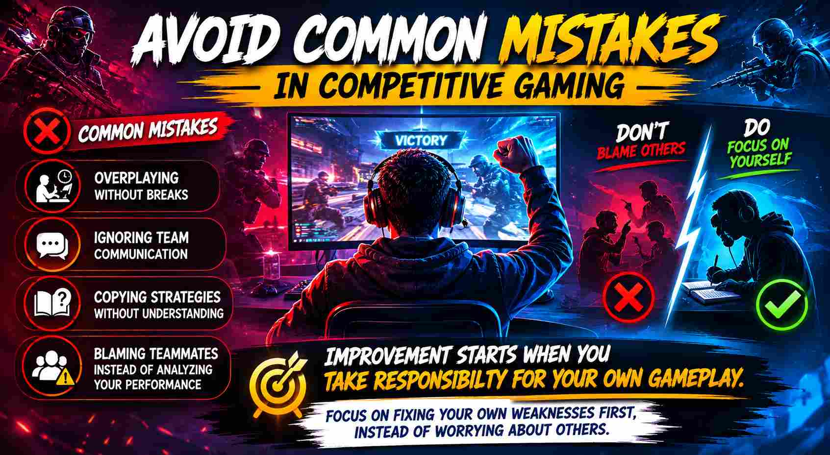 Avoid Common Mistakes in Competitive Gaming
