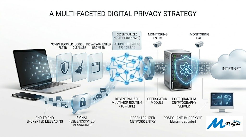 Besides VPNs: A Multi-faceted Strategy to Digital Privacy