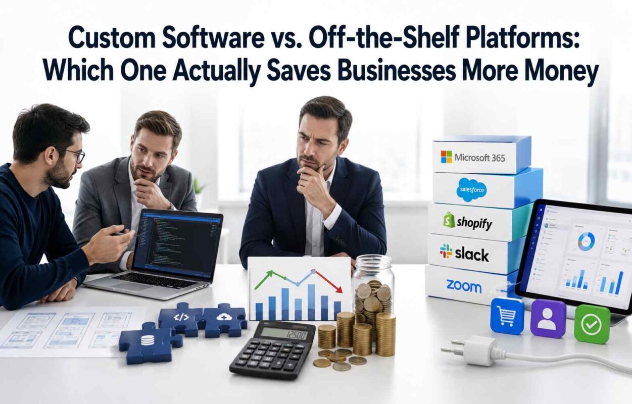 Custom Software vs. Off-the-Shelf Platforms: Which One Actually Saves Businesses More Money