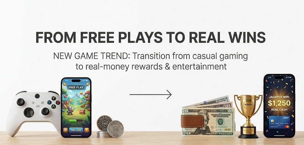 From Free Plays To Real Wins: New Game Trend