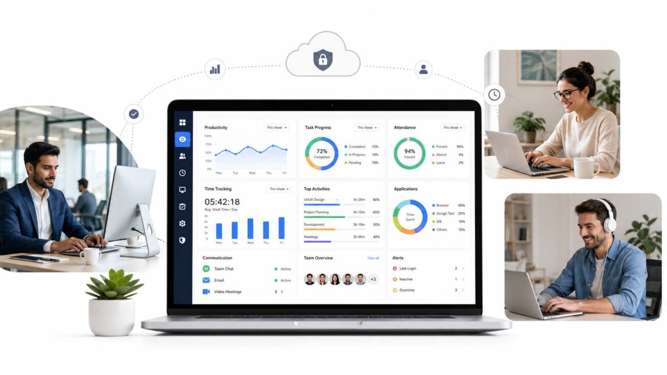 How Employee Monitoring Software Helps Manage Hybrid Teams