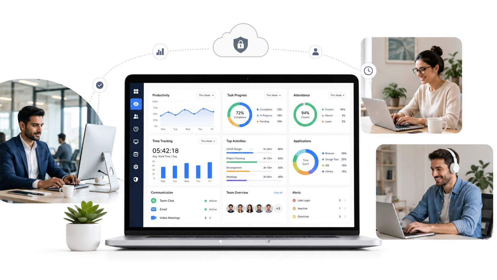 How Employee Monitoring Software Helps Manage Hybrid Teams