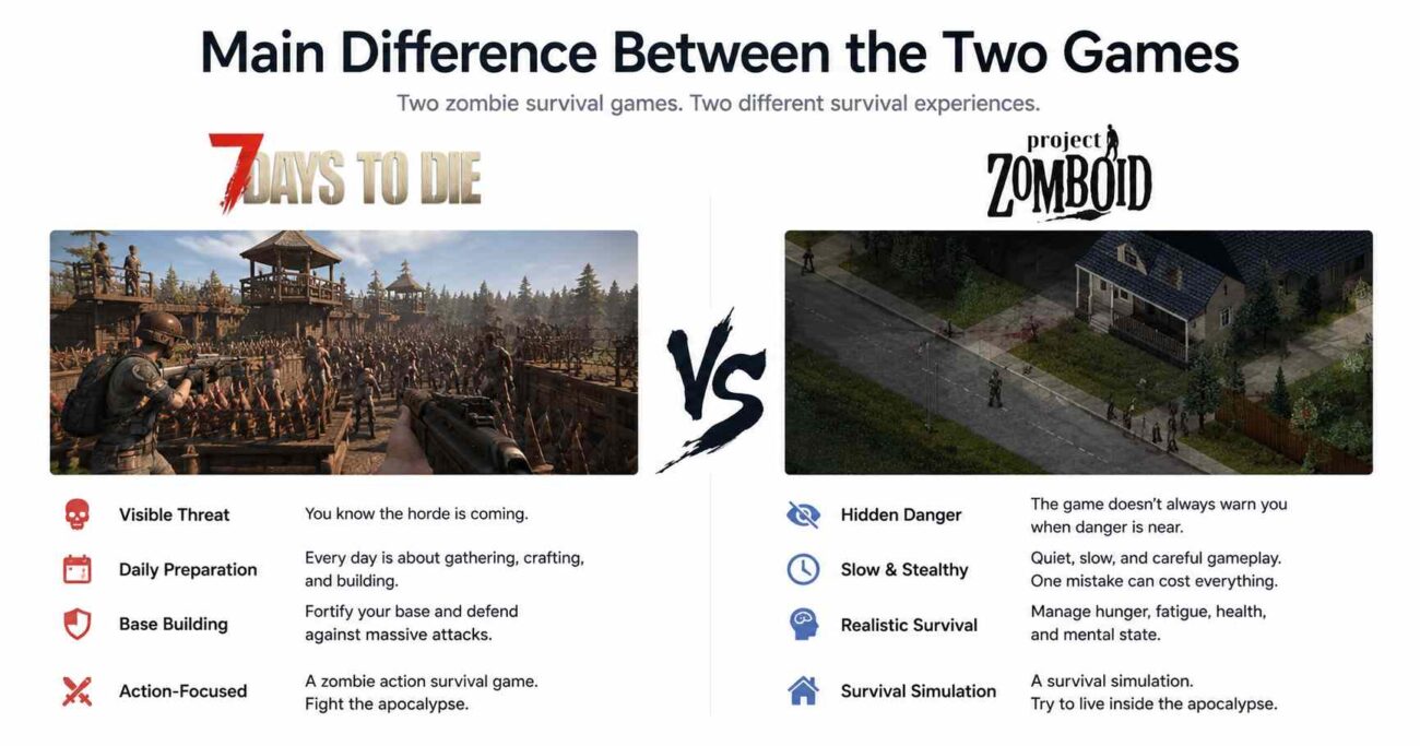 Main Difference Between the Two Games