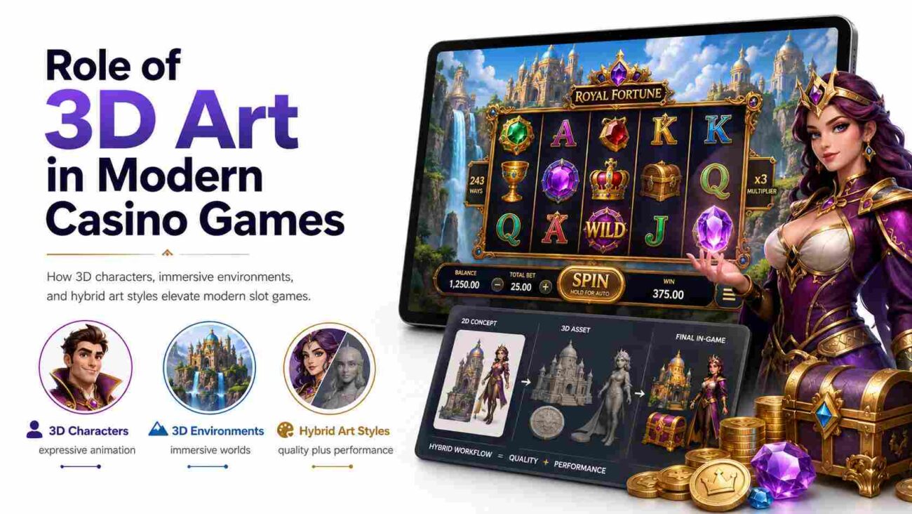 Role of 3D Art in Modern Casino Games