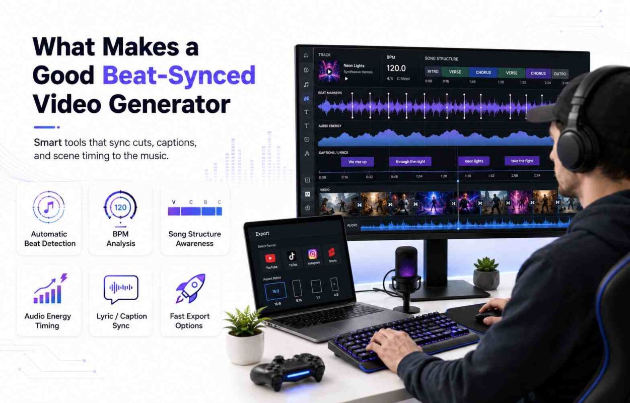 What Makes a Good Beat-Synced Video Generator