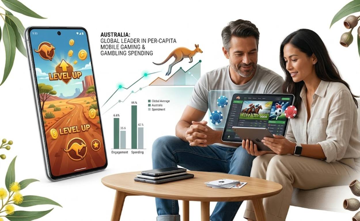 Why Australia Punches Above Its Weight in Mobile Gaming and Online Gambling Interest