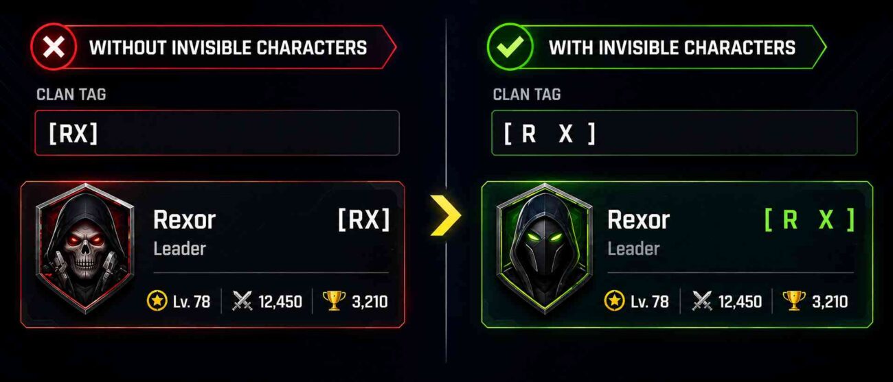 Customizing Clan Tags and Team Names