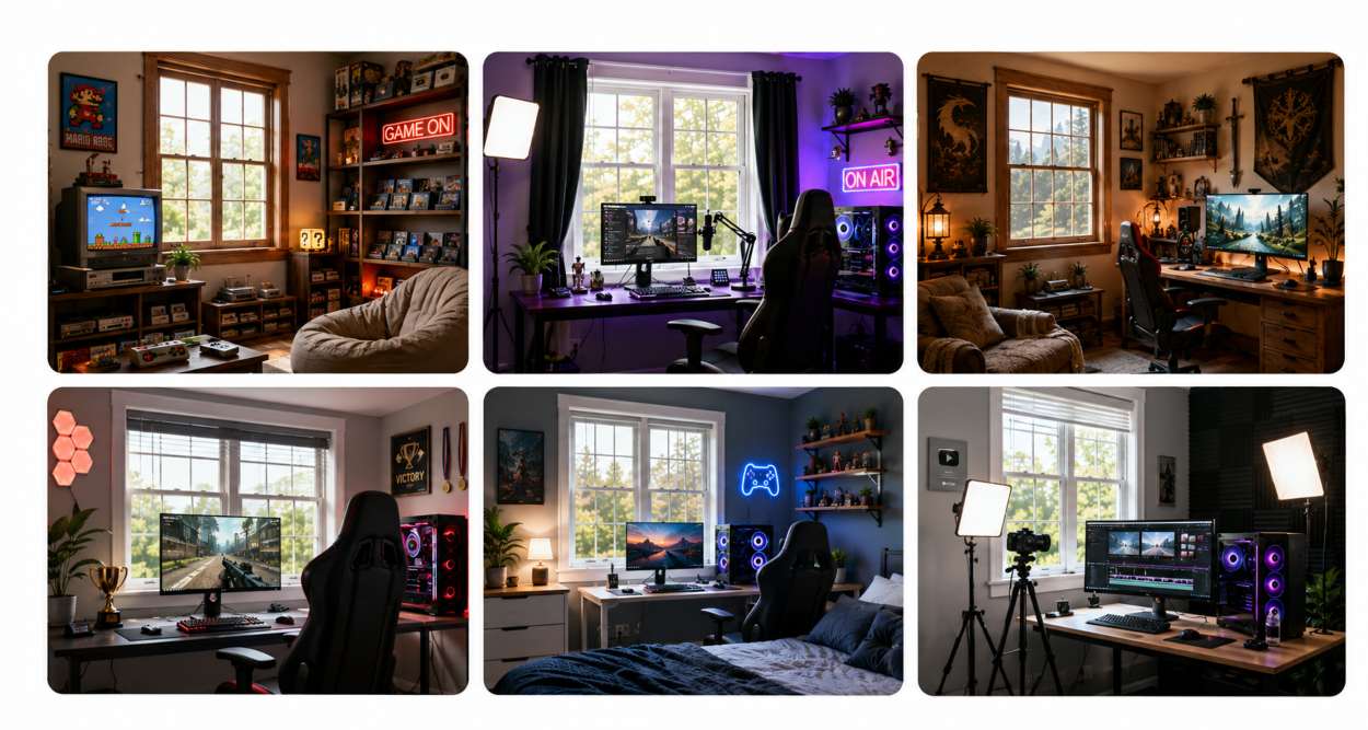 Gaming Room Ideas That Work Well With Restored Windows