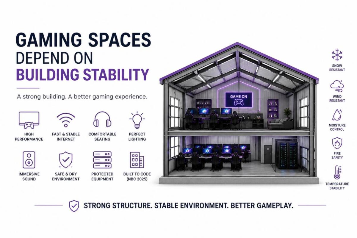 Gaming Spaces Depend on Building Stability