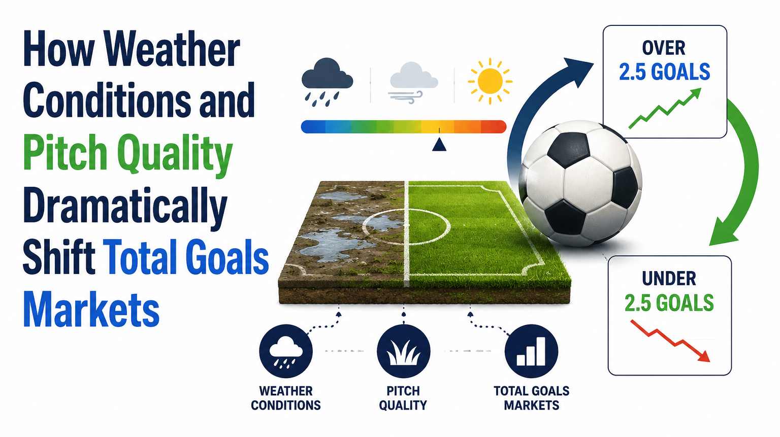 How Weather Conditions and Pitch Quality Dramatically Shift Total Goals Markets