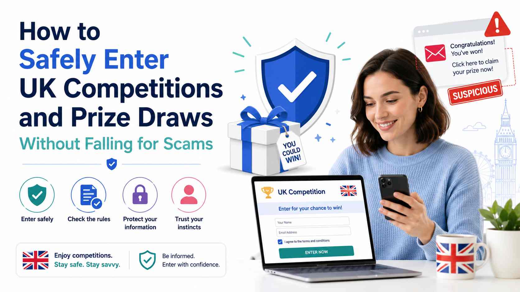 How to Safely Enter UK Competitions and Prize Draws Without Falling for Scams