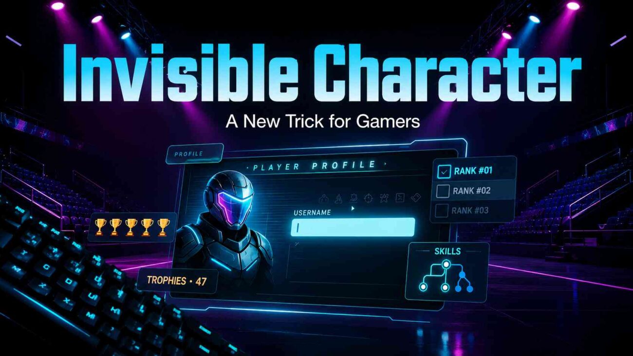 Invisible Characters in Gaming