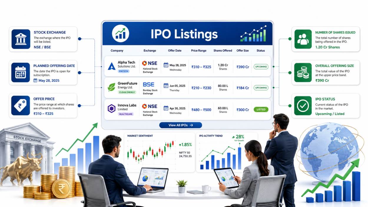 Key Information Found in IPO Listings