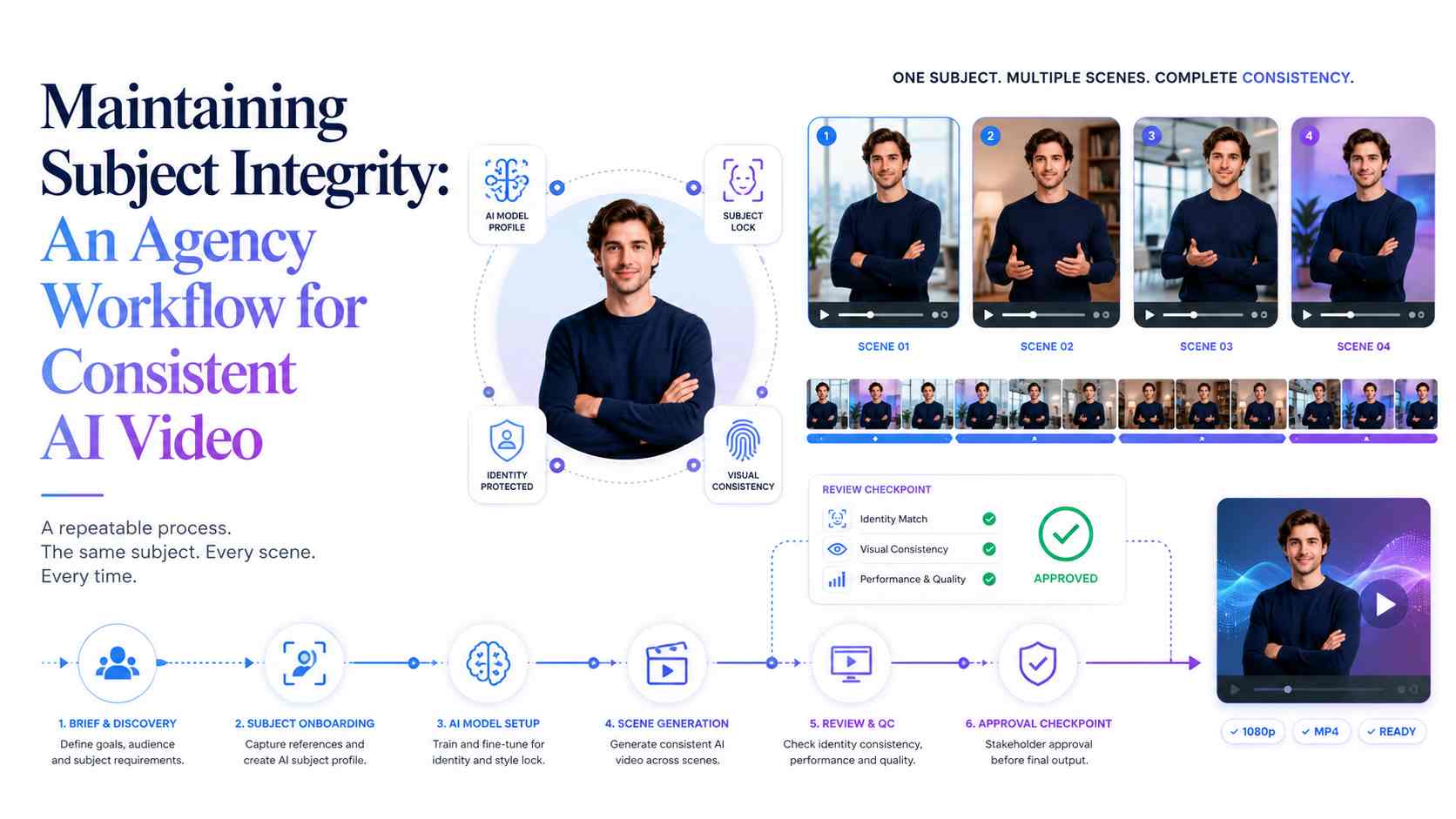 Maintaining Subject Integrity: An Agency Workflow for Consistent AI Video
