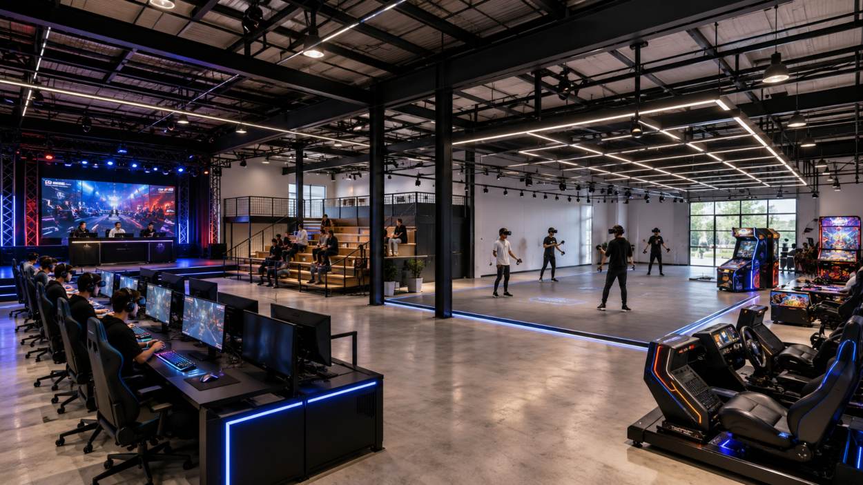 Open Layouts Help Esports, VR, and Arcade Design