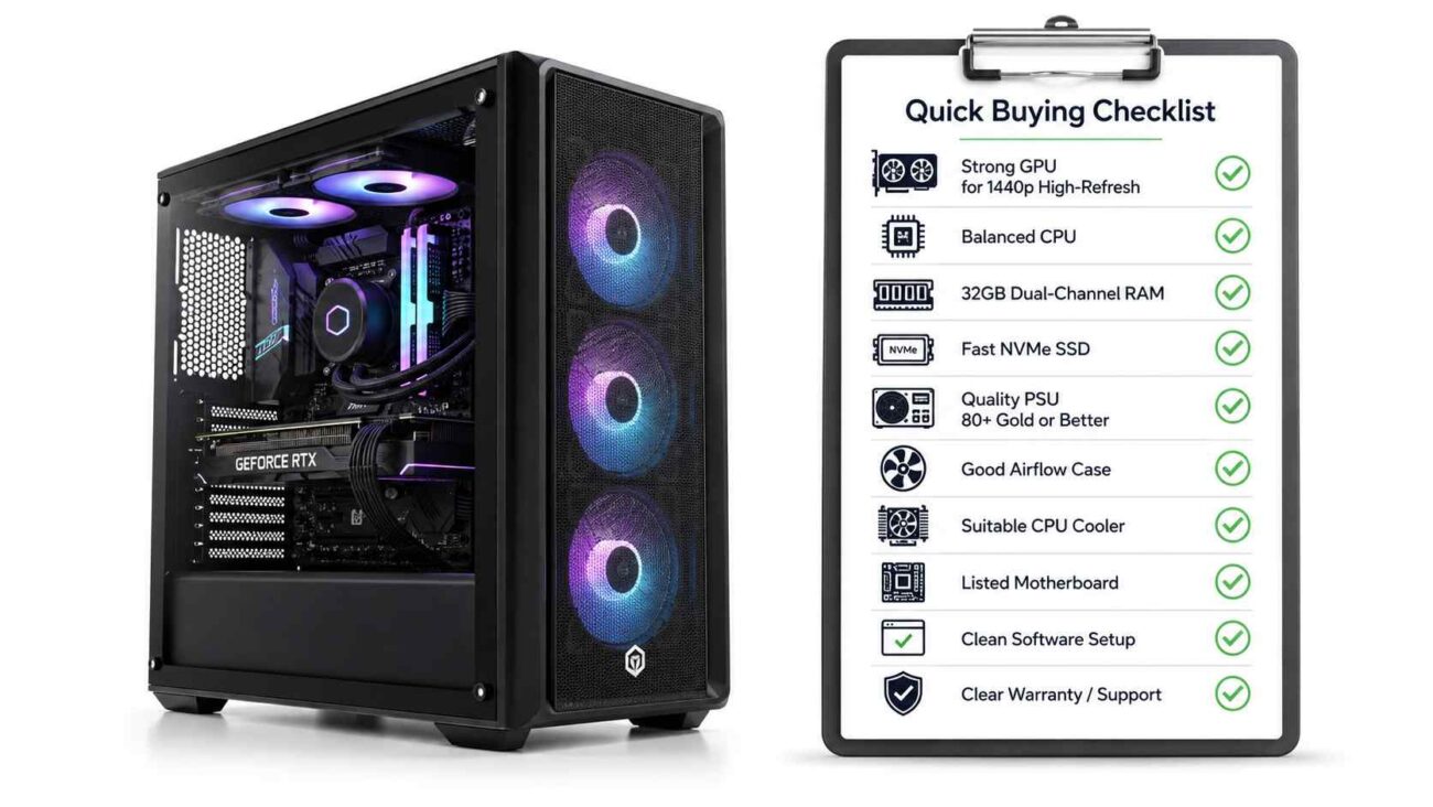 Quick Buying Checklist