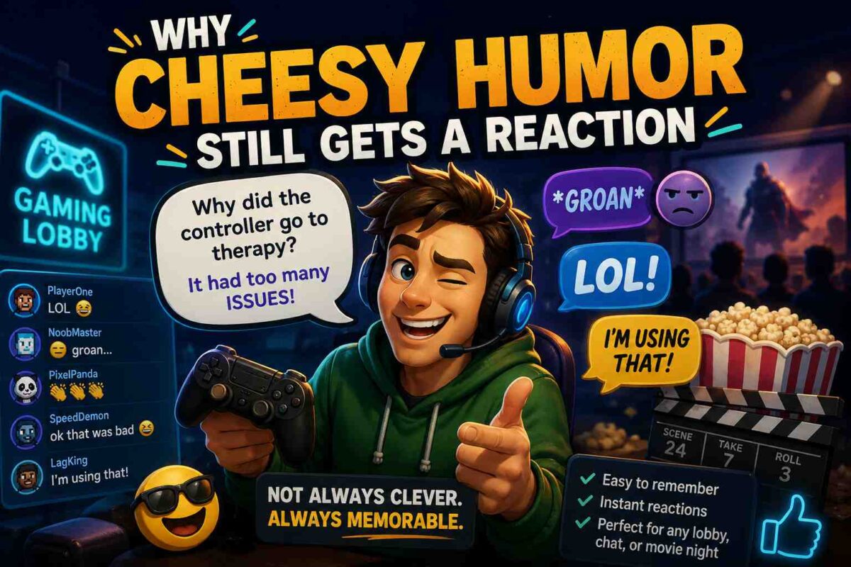 Why Cheesy Humor Still Gets a Reaction
