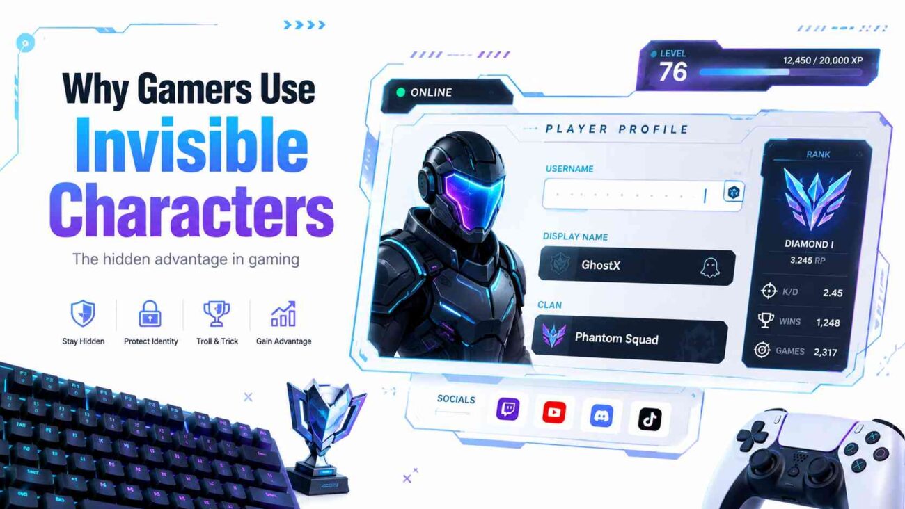 Why Gamers Use Invisible Characters