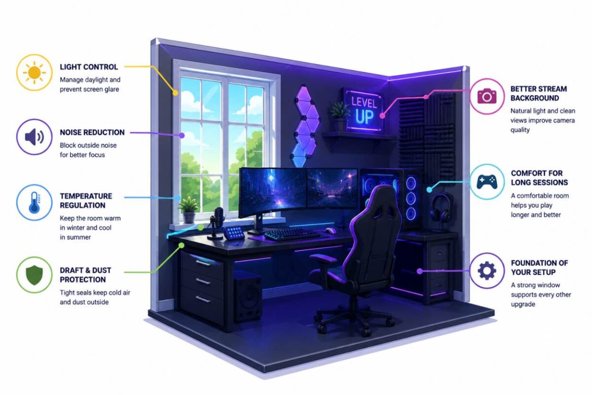 Why the Window Matters in a Gaming Room