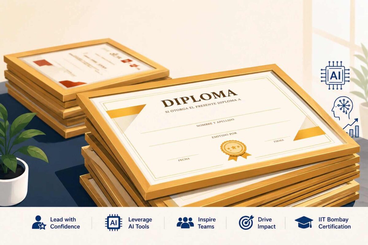 Certificate in Leadership with AI – IIT Bombay