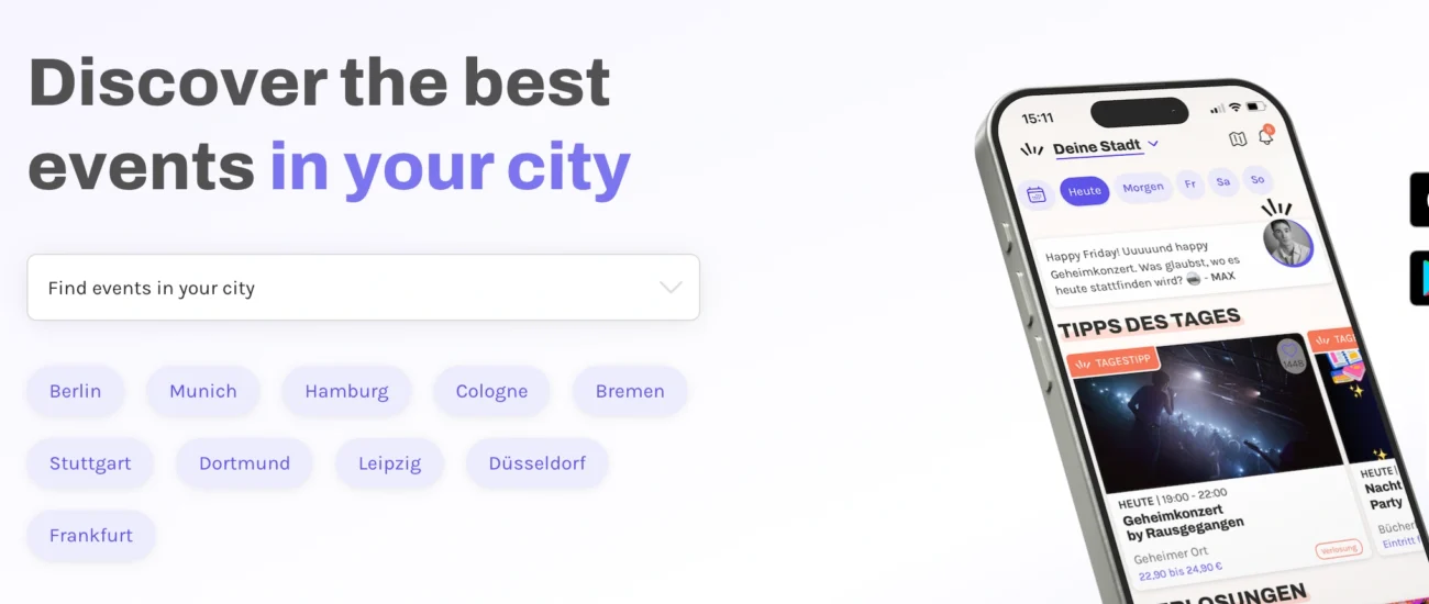 Experience More with Rausgegangen's Curated Event Platform