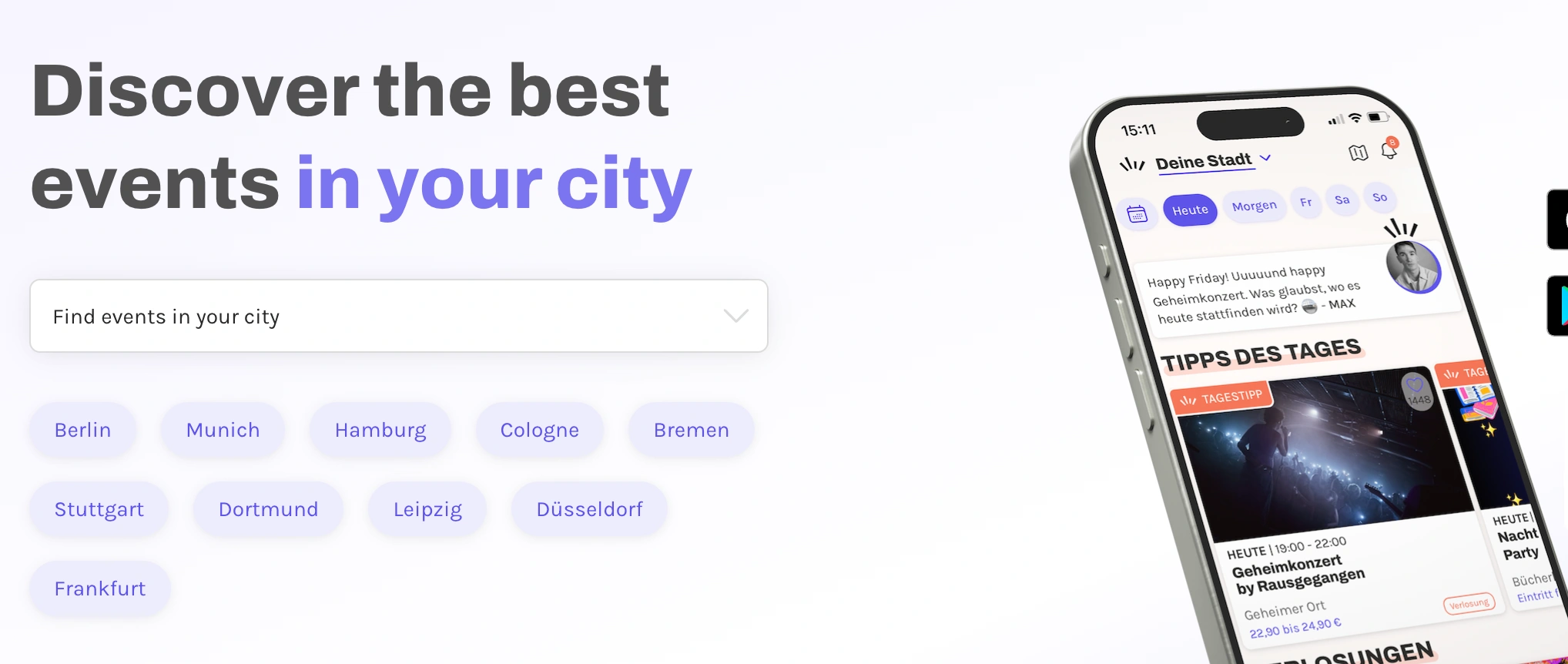 Experience More with Rausgegangen's Curated Event Platform