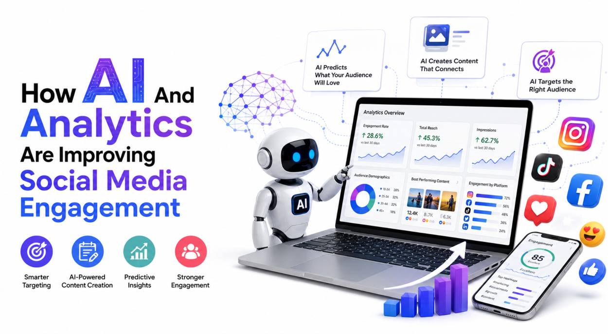 How AI And Analytics Are Improving Social Media Engagement
