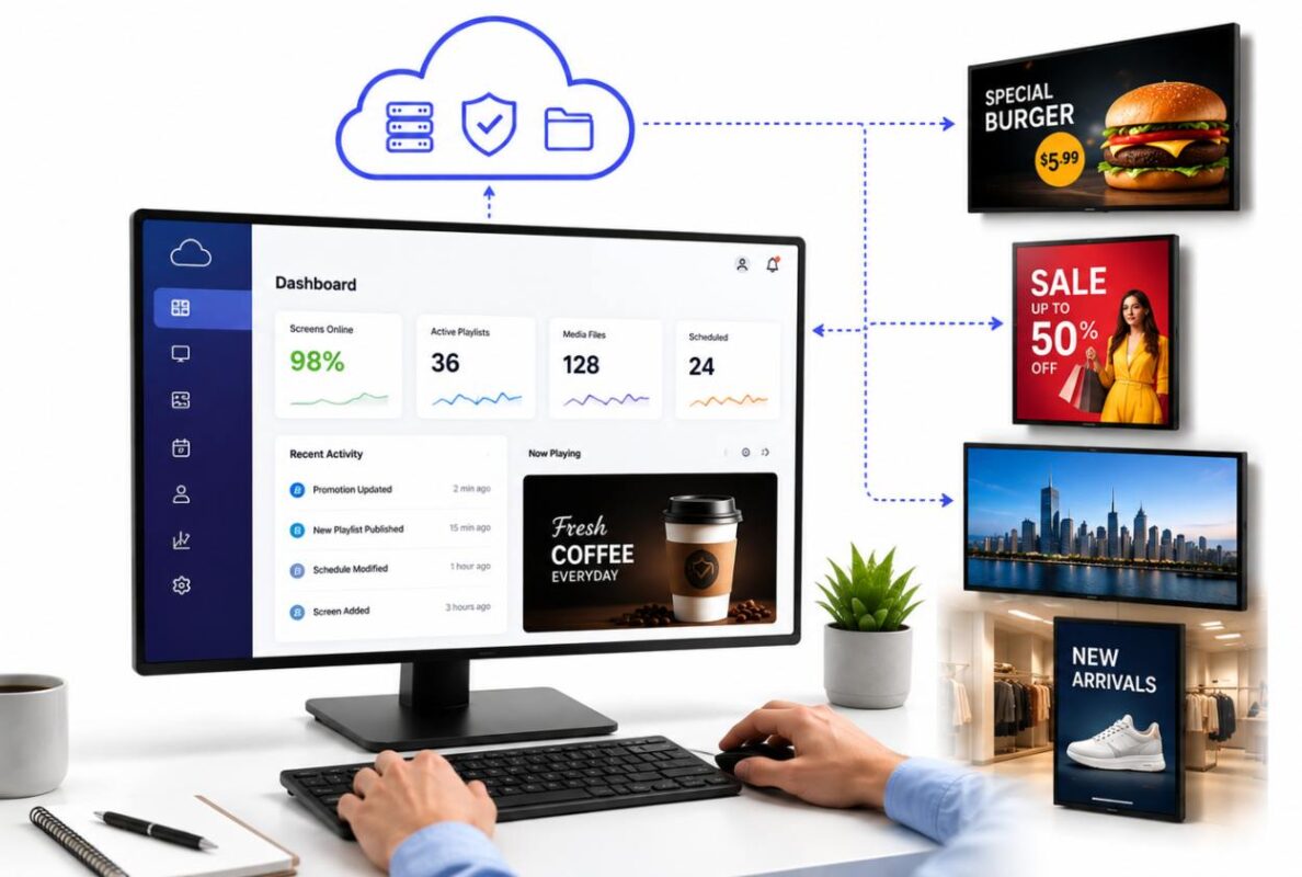 How Cloud-Based Display Solutions Reduce Administrative Work
