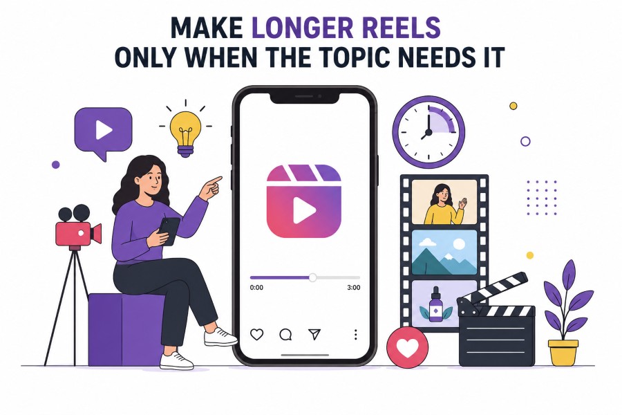 Make Longer Reels Only When The Topic Needs It
