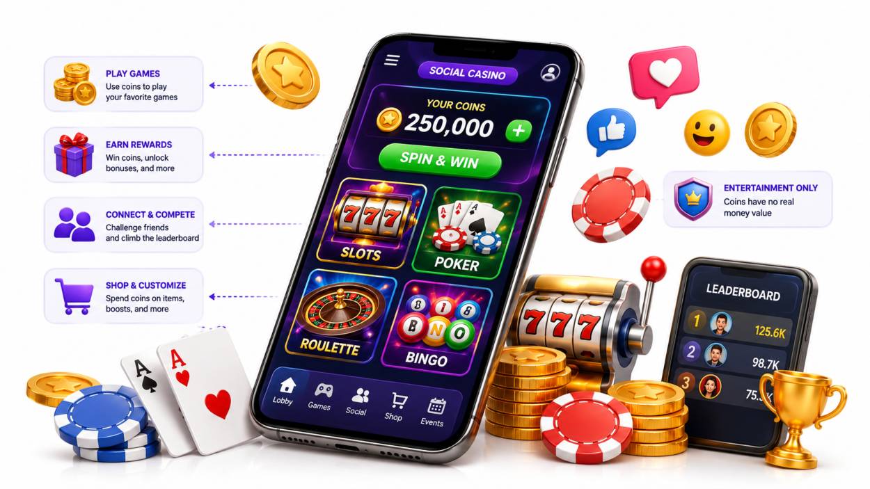 Social Casino Games in 2026: What That Coin Balance Actually Does