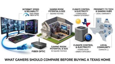 What Gamers Should Compare Before Buying a Texas Home